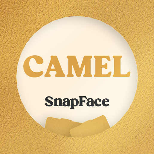 Retro Snap Interchangeable SnapFace - Camel