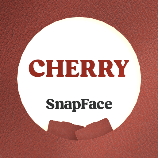 Retro Snap Interchangeable SnapFace - Cherry