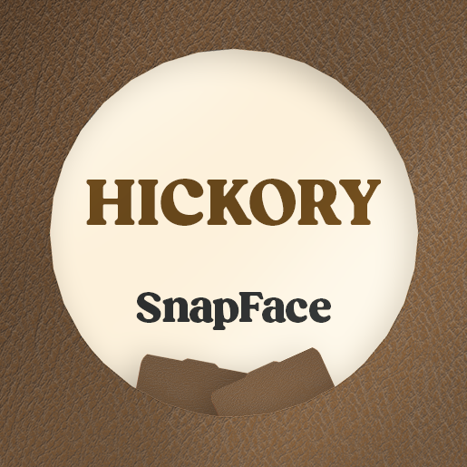 Retro Snap Interchangeable SnapFace - Hickory