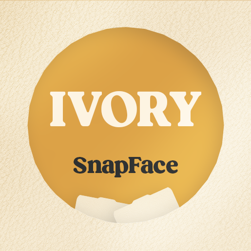 Retro Snap Interchangeable SnapFace - Ivory