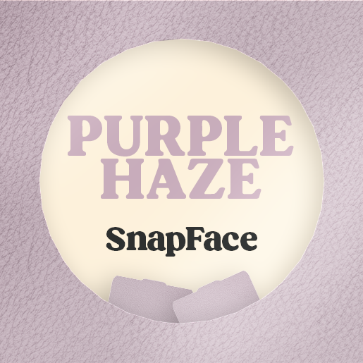 Retro Snap Interchangeable SnapFace - Purple Haze